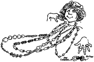 Necklaces and Jewelry Illustration