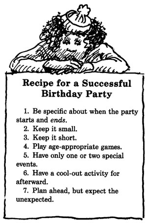 Recipe for a Successful Birthday Party