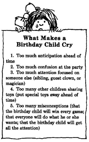 What Makes a Birthday Child Cry?