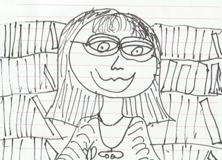 Drawing of Jean Marzollo